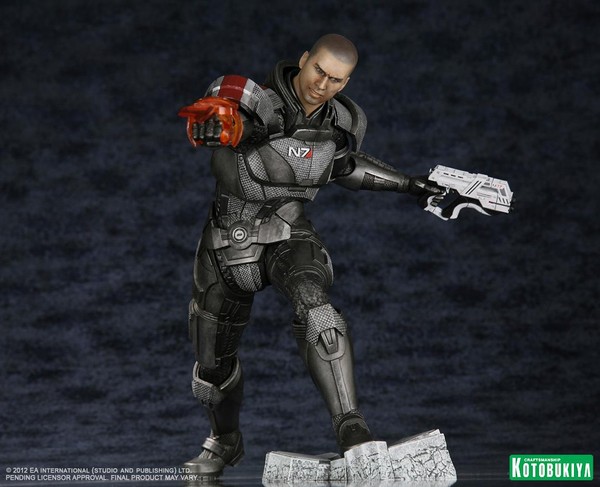 John Shepard, Mass Effect 3, Kotobukiya, Pre-Painted, 1/7