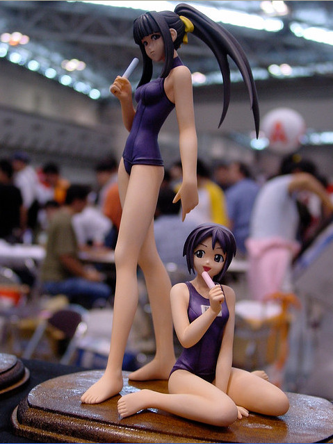 Aoyama Motoko (Swimsuit), Love Hina, Epoch, Pre-Painted, 1/8
