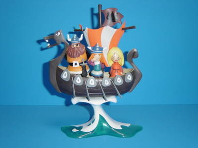 Halvar, Vicky, Ylvi, Chiisana Viking Wickie, Medicom Toy, Pre-Painted, 4530956150208