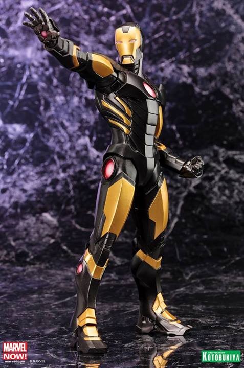 Iron Man (Black x Gold), The Avengers, Kotobukiya, Pre-Painted, 1/10