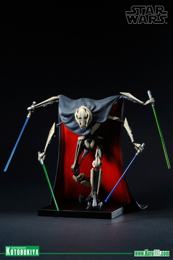 General Grievous, Star Wars, Kotobukiya, Pre-Painted, 1/10, 4934054901890