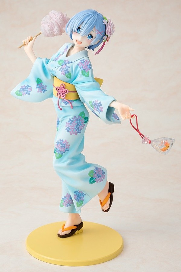 Rem (Yukata, Repaint), Re:Zero Kara Hajimeru Isekai Seikatsu, Kadokawa, Revolve, Pre-Painted, 1/7, 4942330129579