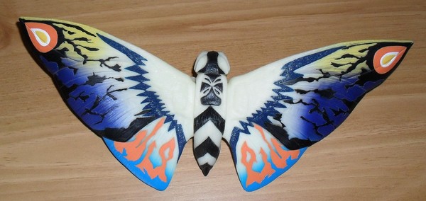 Rainbow Mothra, Gojira Island, Mothra II Kaitei No Daikessen, Bandai, Pre-Painted