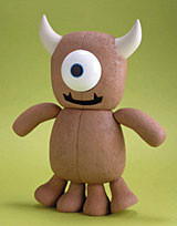 Little Mikey, Monsters Inc., Medicom Toy, Pre-Painted