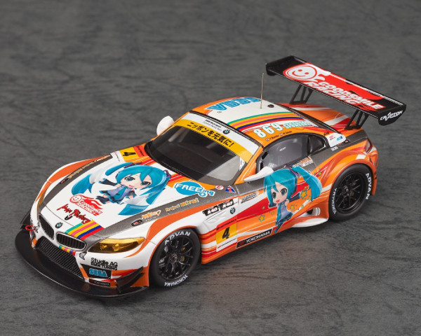Hatsune Miku (BMW Z4 GT3 - 2012 Season Opening), GOOD SMILE Racing, Hatsune Miku And Future Stars: Project Mirai, Max Factory, Ebbro, Pre-Painted, 1/43, 4560392842085