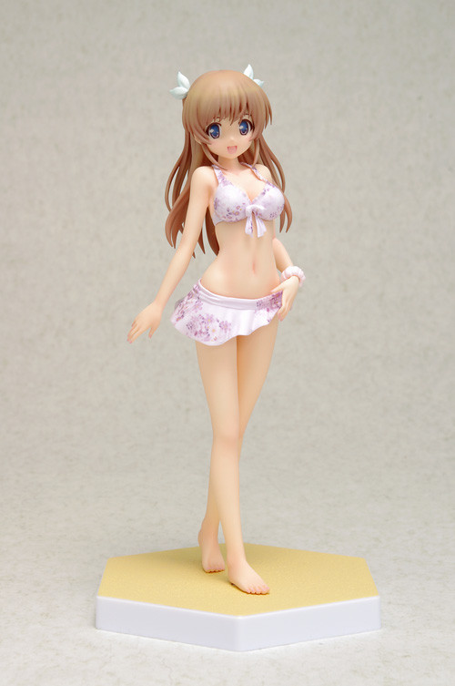 Shirasaki Tsugumi (Swimsuit), Daitoshokan No Hitsujikai, Wave, Pre-Painted, 1/10, 4943209552979