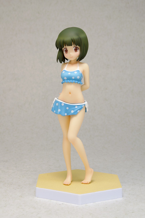 Oomiya Shinobu (Swimsuit), Kiniro Mosaic, Wave, Pre-Painted, 1/10, 4943209553242