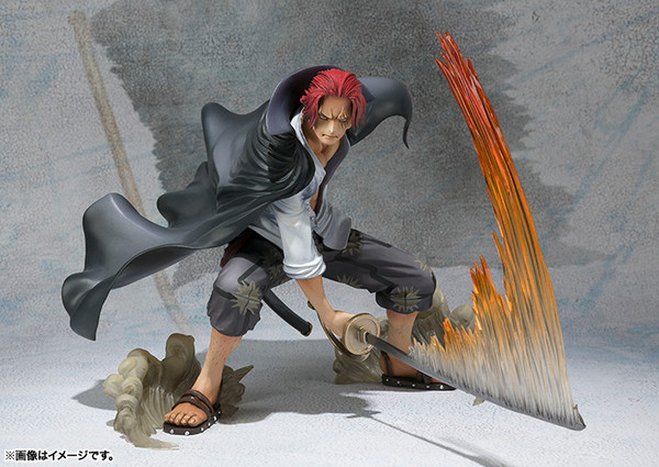Akagami No Shanks (Battle), One Piece, Bandai, Pre-Painted, 4543112846260