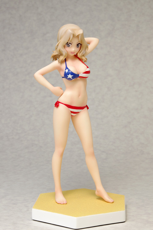 Kay, Girls Und Panzer, Wave, Pre-Painted, 1/10