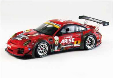 Batou, Kusanagi Motoko, Logicoma (Porsche 997 GT3 R - 2013 Season), Koukaku Kidotai ARISE, Ebbro, Pre-Painted, 1/43, 4526175449537