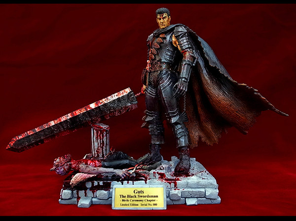 Guts (Guts the Black Swordsman - Birth Ceremony Chapter - *Limited 4), Berserk, Art of War, Pre-Painted, 1/10