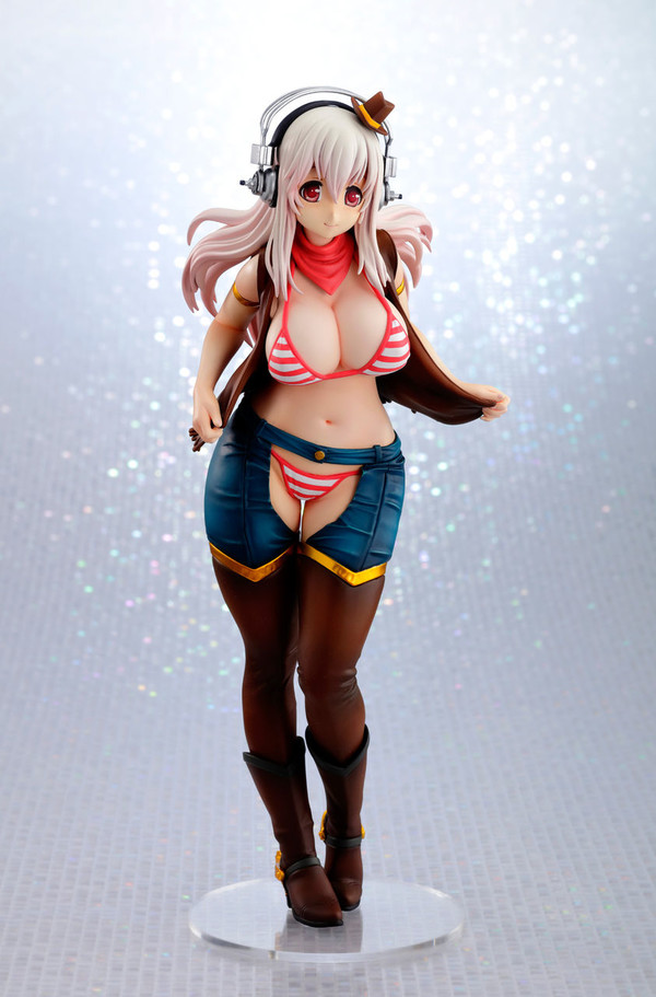 Sonico (Cowgirl), SoniComi (Super Sonico), Vertex, Pre-Painted, 1/6, 4562425610234