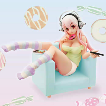 Sonico (Sweets Time Sherbet), SoniComi (Super Sonico), FuRyu, Pre-Painted