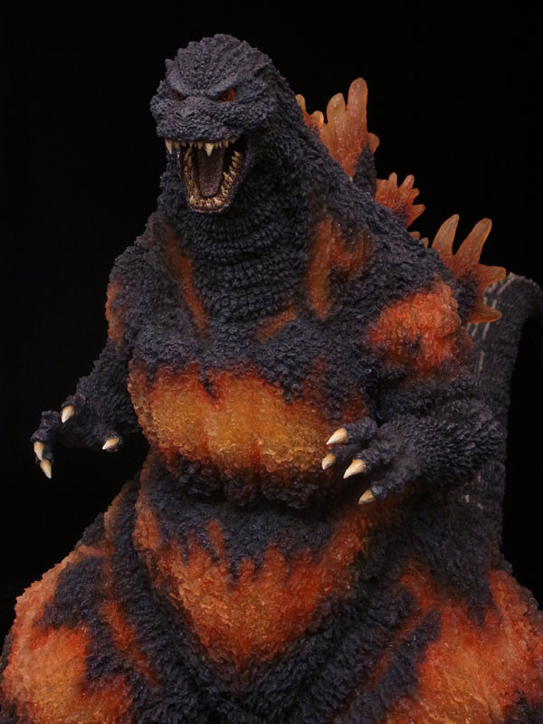 Burning Gojira, Gojira Vs. Destoroyah, X-Plus, Pre-Painted, 4532149012355