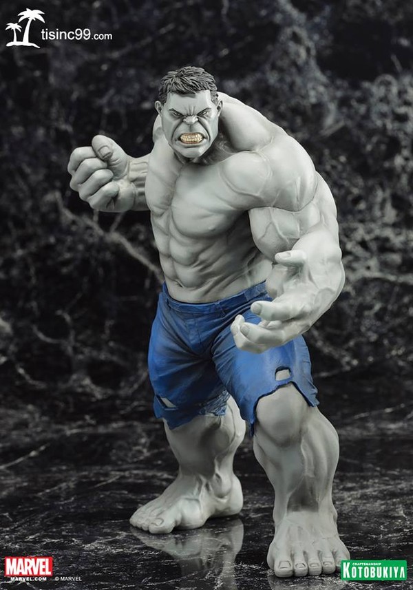 Hulk (Grey), The Avengers, Kotobukiya, Pre-Painted, 1/10
