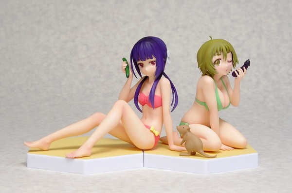 Kinoshita Ringo, Nakazawa Minori, Wakadanna, No-Rin, Wave, Pre-Painted, 1/10, 4943209553891