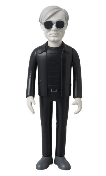 Andy Warhol (Gray Scale), Medicom Toy, Pre-Painted