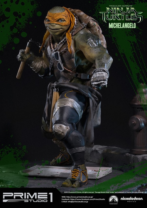 Michelangelo, Teenage Mutant Ninja Turtles (2014), Prime 1 Studio, Pre-Painted, 1/4, 4562471903304
