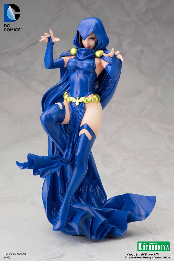 Raven, The New Teen Titans, Kotobukiya, Pre-Painted, 1/7, 4934054092864