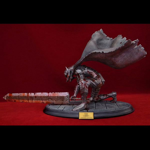 Guts (Splashing Blood), Berserk, Art of War, Hakusensha, Pre-Painted, 1/6