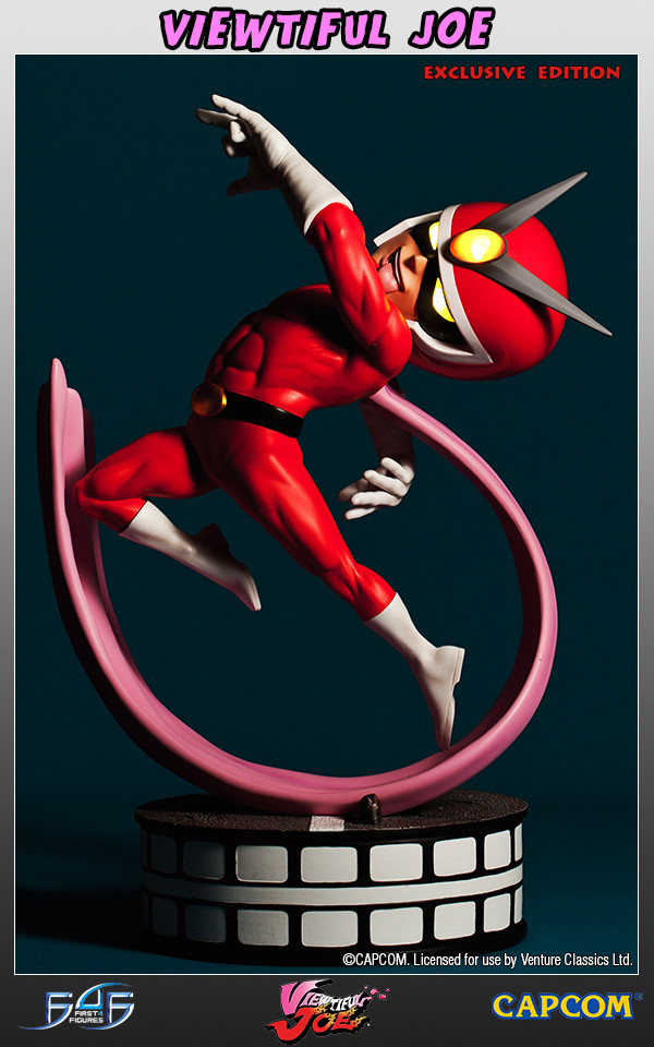 Viewtiful Joe (Exclusive), Viewtiful Joe, First 4 Figures, Pre-Painted