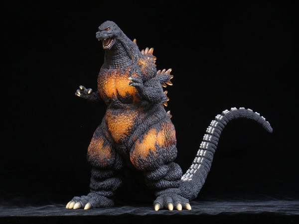 Burning Gojira, Gojira Vs. Destoroyah, X-Plus, Pre-Painted, 4532149013239