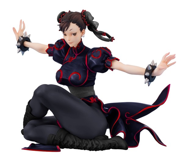 Chun-Li (Black II), Street Fighter III 3rd Strike: Fight For The Future, Embrace Japan, Pre-Painted, 1/8