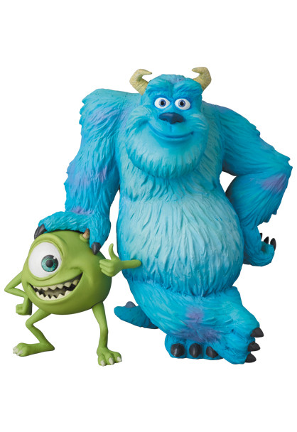 James P. Sullivan, Michael Wazowski, Monsters Inc., Medicom Toy, Pre-Painted, 4530956152509