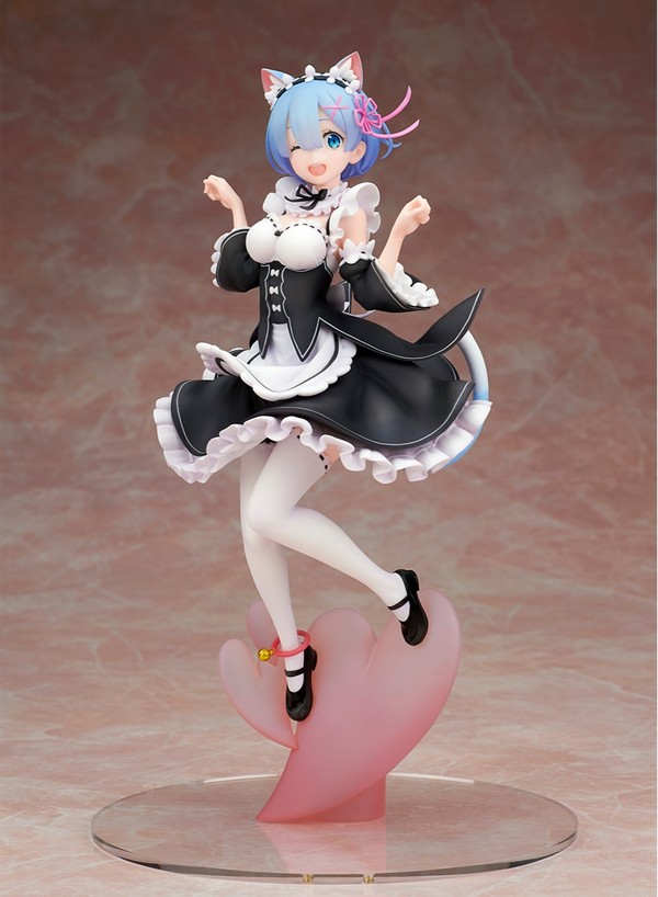 Rem (Nekomimi), Re:Zero Kara Hajimeru Isekai Seikatsu, Alpha X Omega, Pre-Painted, 1/8, 4535123829260