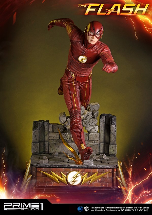 Barry Allen, Flash, The Flash (TV 2014), Prime 1 Studio, Pre-Painted, 1/3