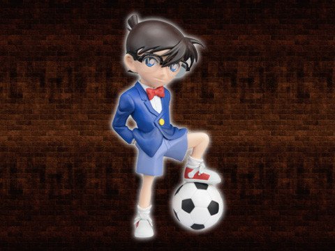 Edogawa Conan (with Soccer Ball), Meitantei Conan, SEGA, Pre-Painted