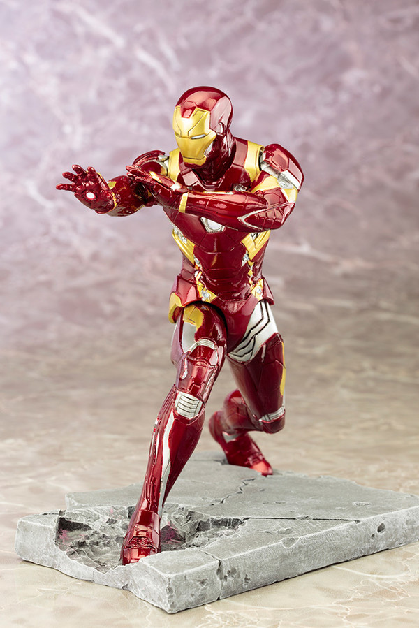 Iron Man Mark XLVI, Captain America: Civil War, Kotobukiya, Pre-Painted, 1/10, 4934054093137