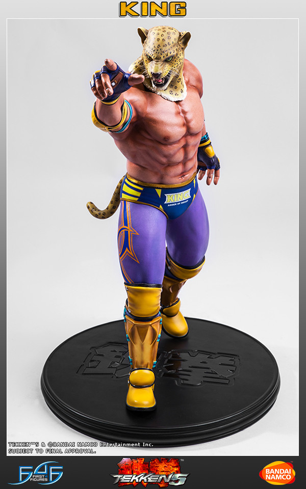 King (Regular Edition), Tekken 5, First 4 Figures, Pre-Painted, 1/4