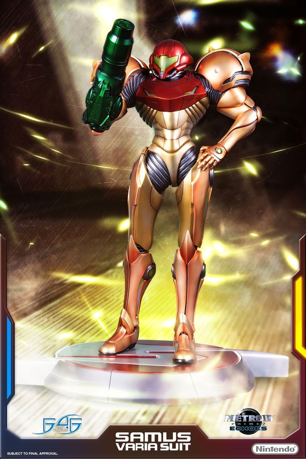Samus Aran (Varia Suit), Metroid Prime 2: Dark Echoes, First 4 Figures, Pre-Painted, 1/4