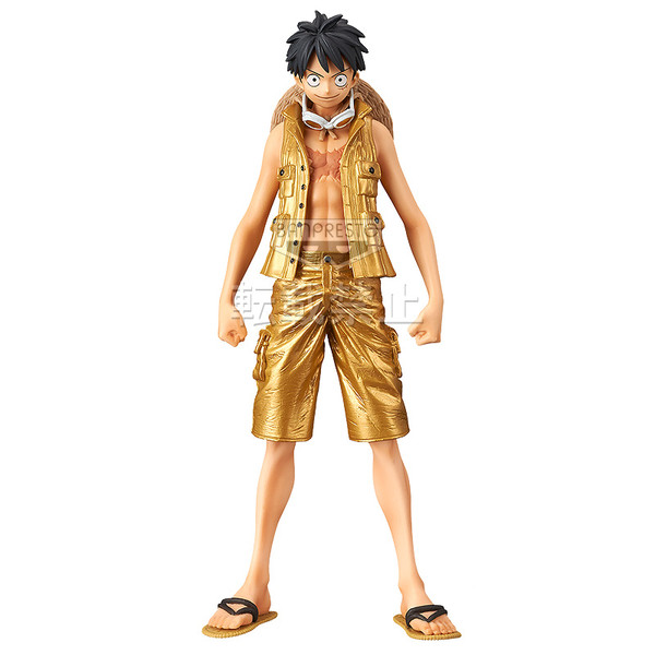 Monkey D. Luffy, One Piece Film Gold, Banpresto, Pre-Painted