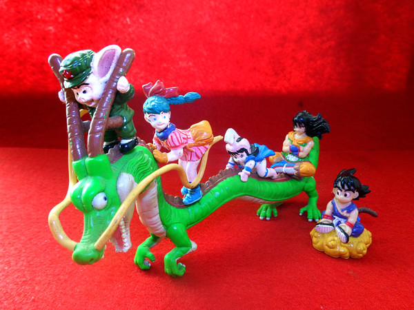 Bulma, Chi-chi, Shenron, Son Goku, Ulong, Yamcha, Dragon Ball, AB Toys, Pre-Painted