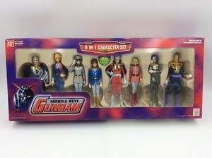 Amuro Ray, Char Aznable, Crowley Hamon, Garma Zabi, Gihren Zabi, Haro, Matilda Ajan, Ramba Ral, Sayla Mass (Gundam Hero Figure), Kidou Senshi Gundam, Bandai, Pre-Painted