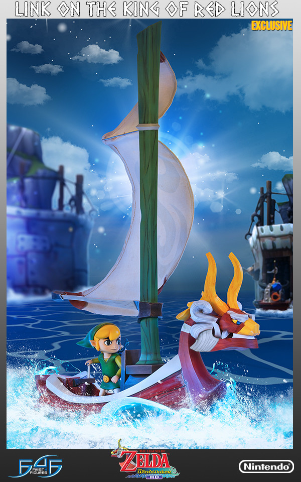 Aka Shishi no Ou, Link (Exclusive, HD), Zelda No Densetsu: Kaze No Takt, First 4 Figures, Pre-Painted
