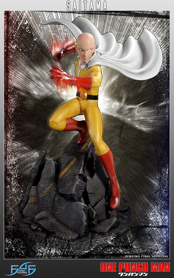 Saitama (Regular Edition), One Punch Man, First 4 Figures, Pre-Painted, 1/4, 4589962537107