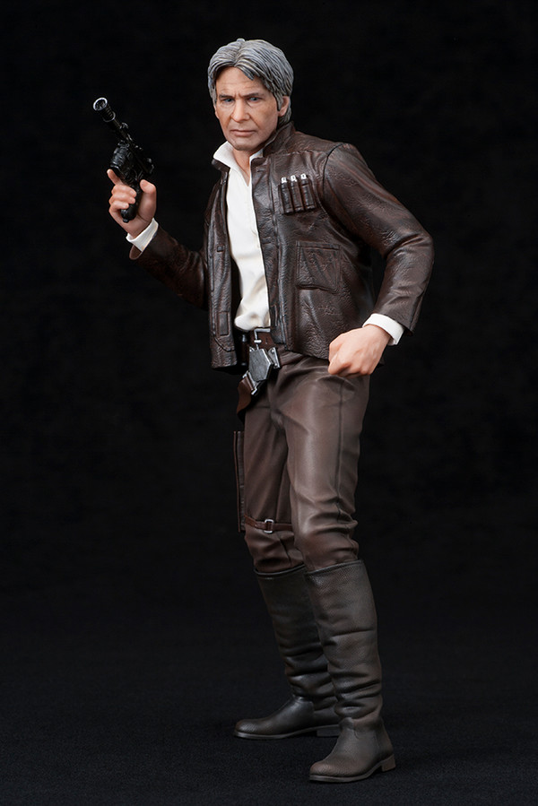 Han Solo (2 Pack), Star Wars: The Force Awakens, Kotobukiya, Pre-Painted, 1/10, 4934054903269