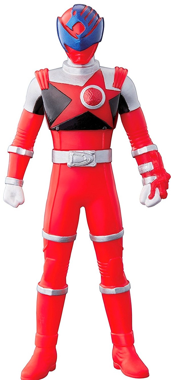 Shishi Red, Uchuu Sentai Kyuranger, Bandai, Pre-Painted, 4549660121411