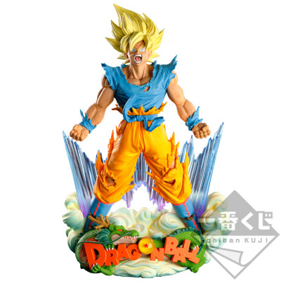 Shenron, Son Goku SSJ (The Original), Dragon Ball Z, Banpresto, Pre-Painted