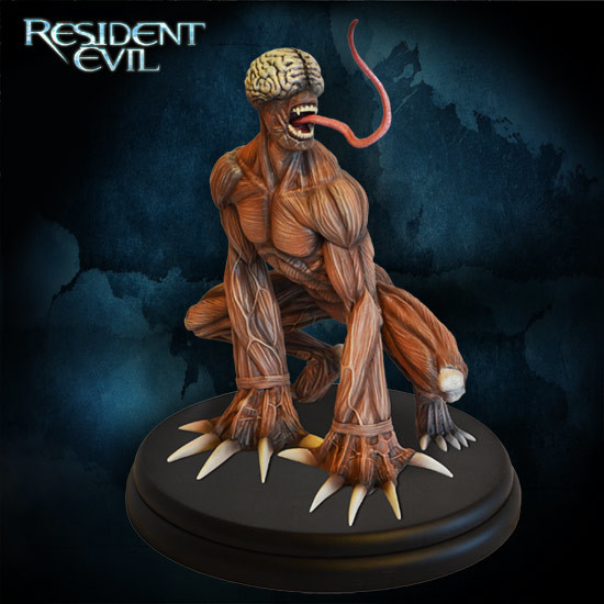 Licker, Biohazard, Hollywood Collectible Group, Pre-Painted, 1/4