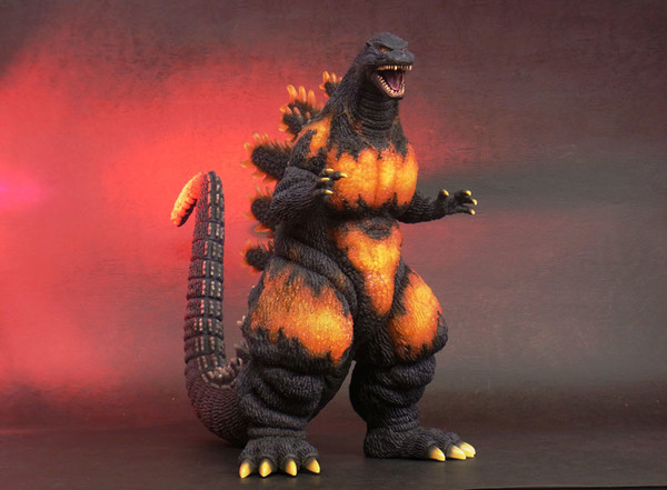 Burning Gojira, Gojira Vs. Destoroyah, X-Plus, Pre-Painted, 4532149014526