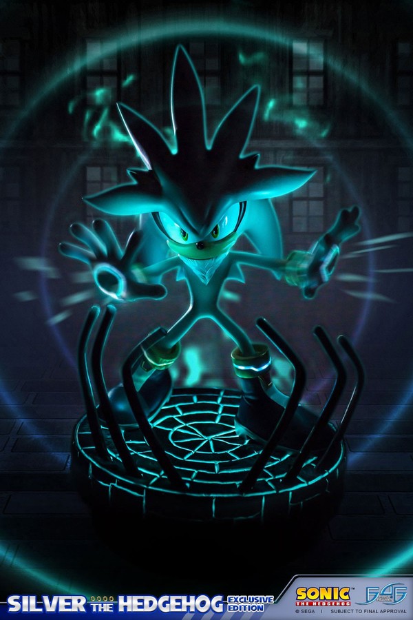 Silver the Hedgehog (Exclusive Edition), Sonic The Hedgehog, First 4 Figures, Pre-Painted
