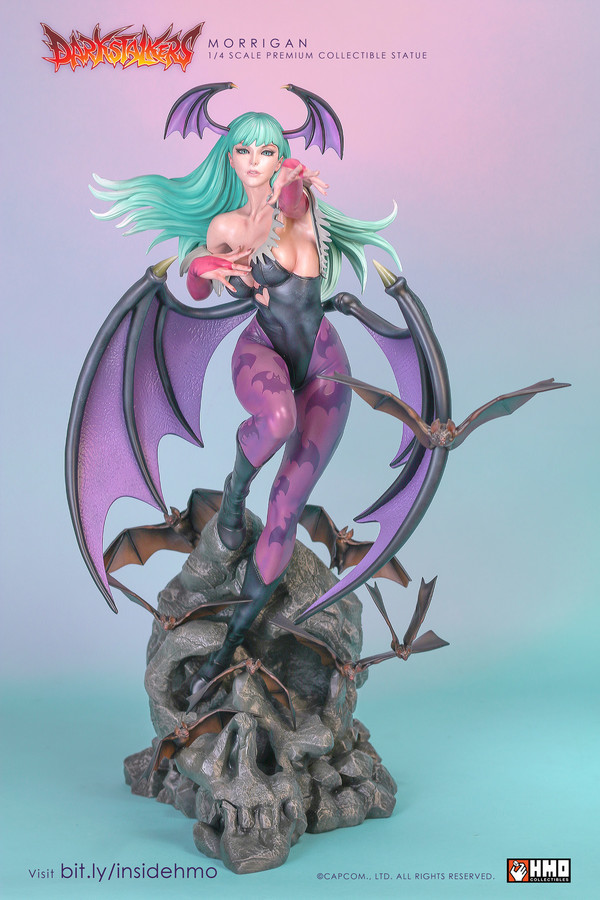 Morrigan Aensland, Vampire Resurrection, Hand Made Object, Pre-Painted, 1/4