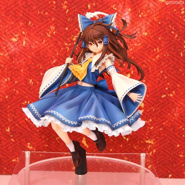 Hakurei Reimu (Genji Asai), Touhou Project, Aquamarine, Good Smile Company, Pre-Painted, 1/7