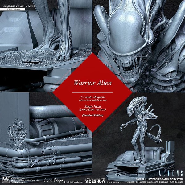 Alien Warrior, Aliens, CoolProps, Pre-Painted, 1/3