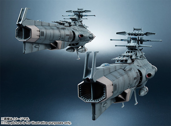Earth Federation Battleship Dreadnought, Uchuu Senkan Yamato 2202: Ai No Senshi-tachi, Bandai, Pre-Painted, 1/2000, 4549660225690