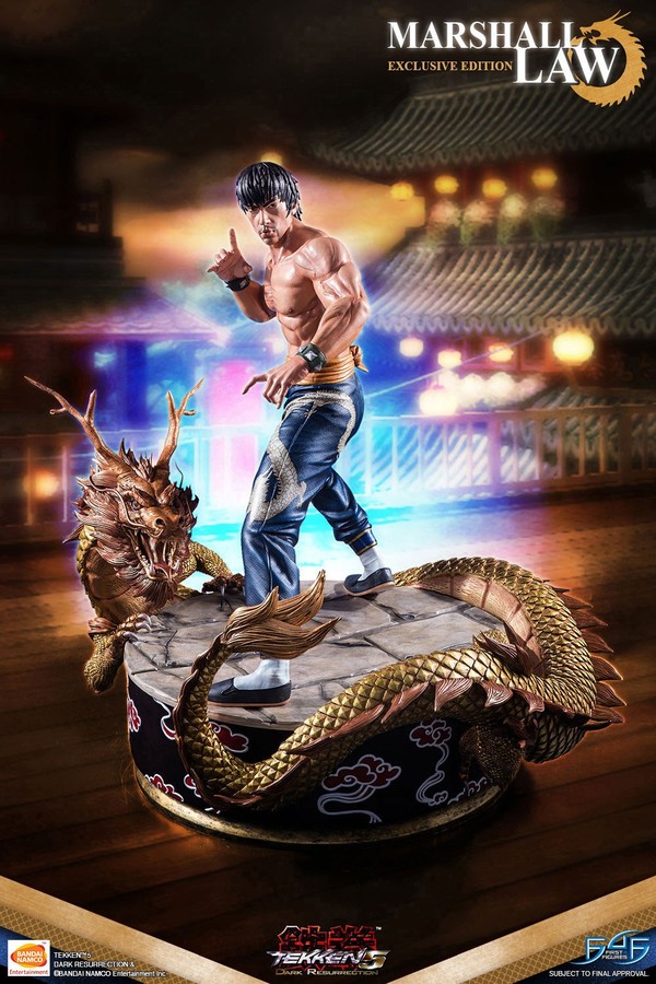 Marshall Law (Exclusive Edition), Tekken 5: Dark Resurrection, First 4 Figures, Pre-Painted, 1/4